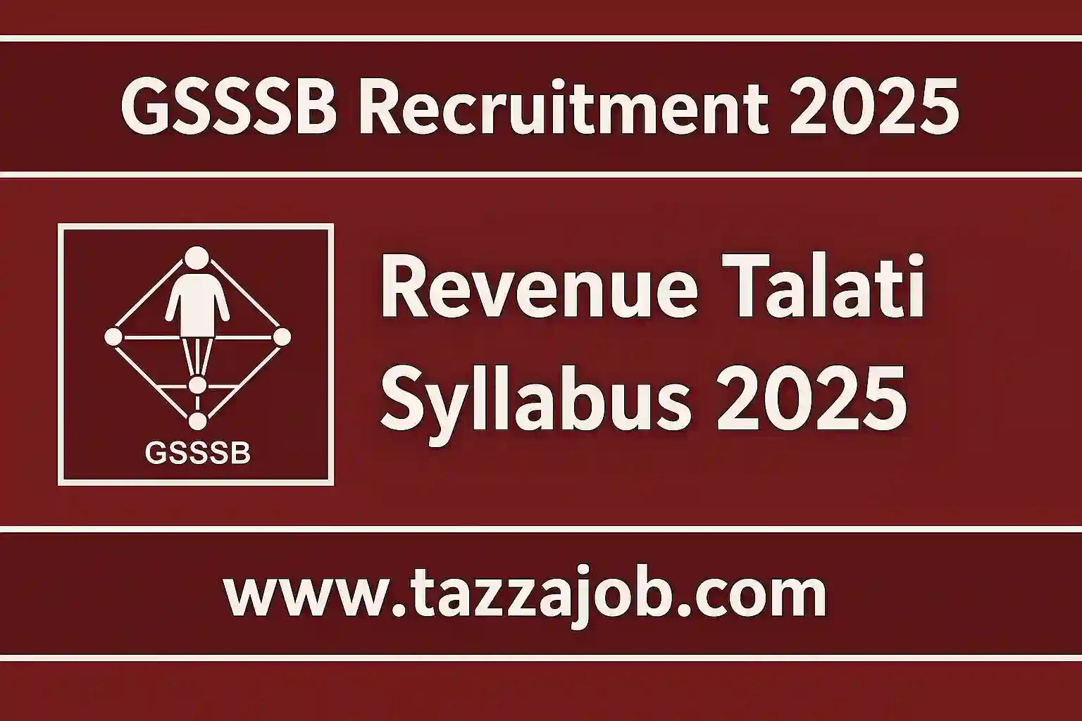 GSSSB Revenue Talati Syllabus 2025 Download