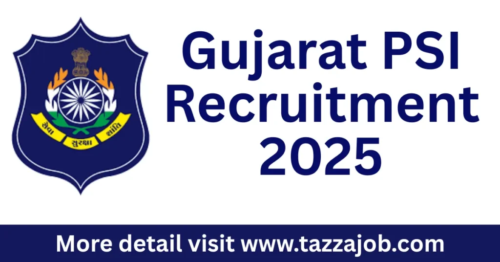 Gujarat PSI Recruitment 2025 – Apply Now for 858 Posts 13 Gujarat PSI Recruitment 2025