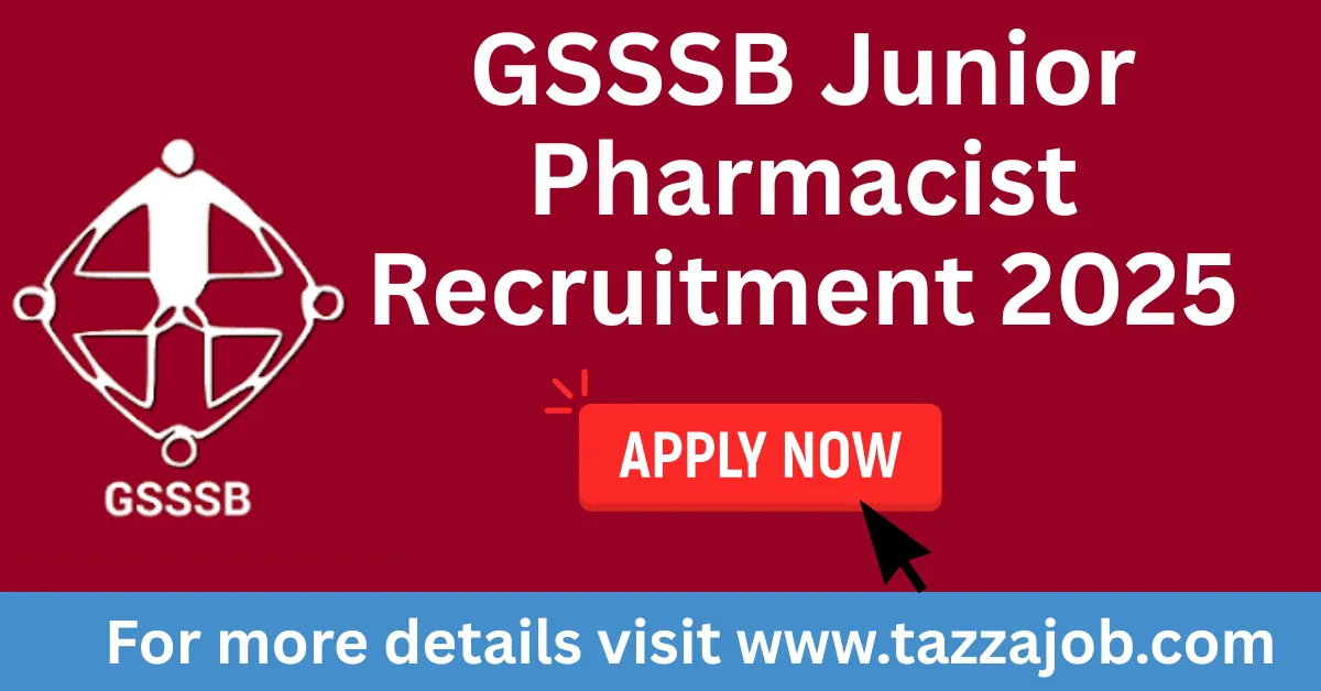 GSSSB Junior Pharmacist Syllaubs 2025 PDF Download