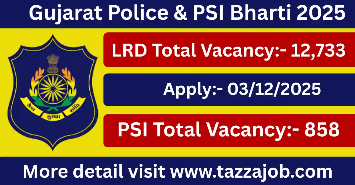Gujarat Police Bharti 2025: Apply Online Eligibility & Syllabus