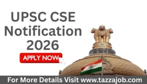 UPSC Civil Service Notification 2026